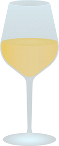 Modern Geometric White Wine